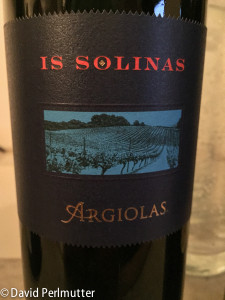 Argiolas Is Solinas. Carignan from Southwest Sardinia.